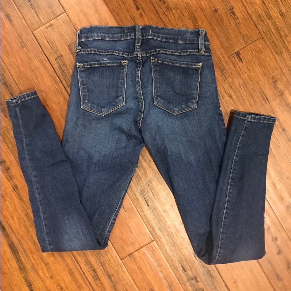 Sneak peek skinny jeans